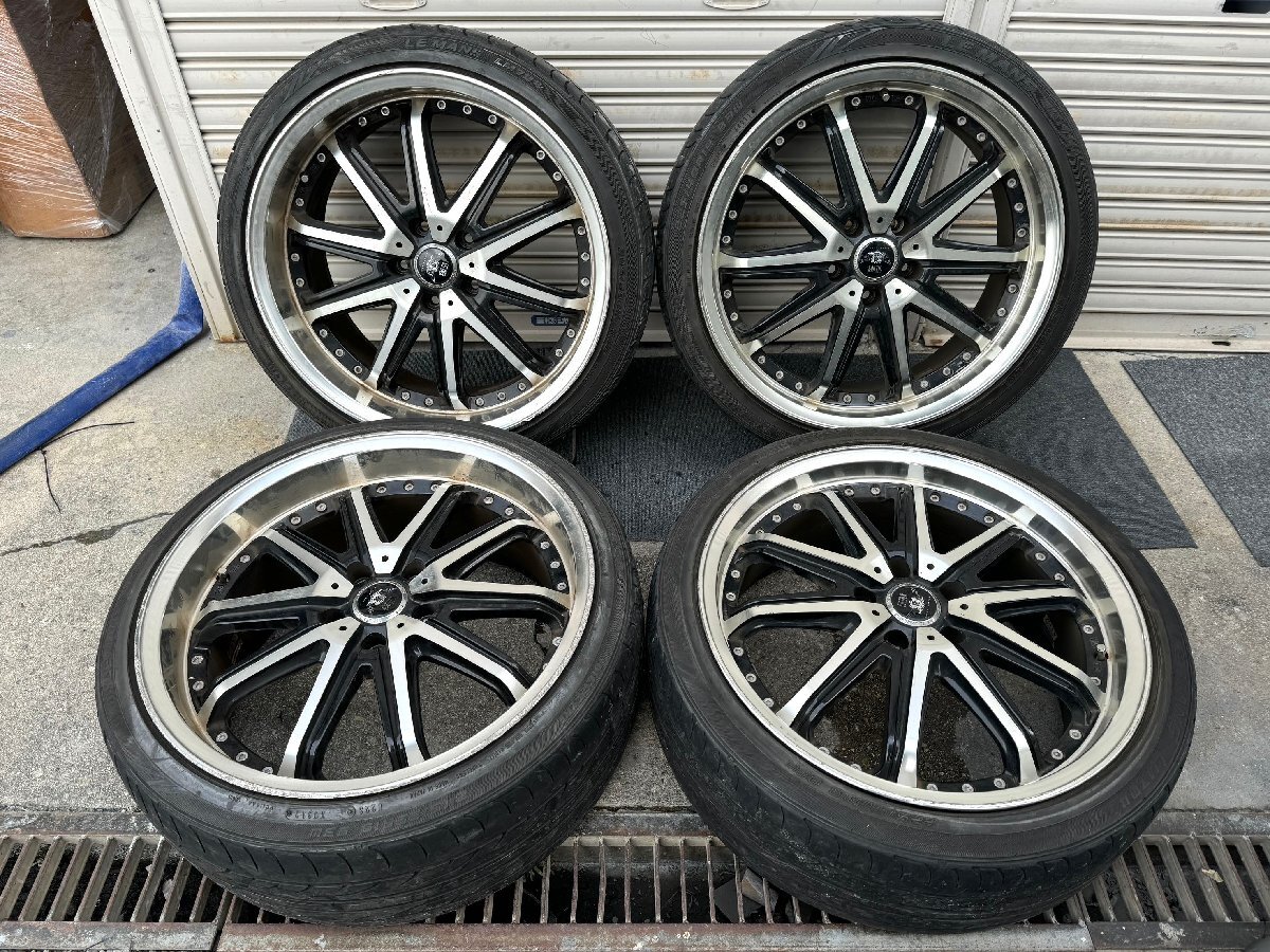【STEINER/シュタイナー】19インチアルミホイール 2本245/35/R19・2本225/40R19 (G58-16)拍卖