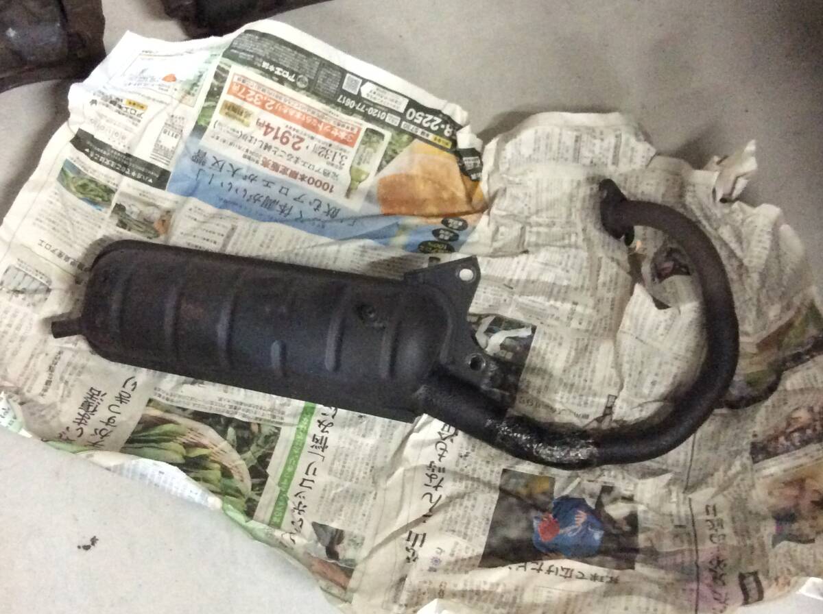 AF09 ホンダ タクト スーパータクト クレージュタクト マフラー 純正 ジャンク 前期 フルマーク クレタク スパタク AF16 細軸 AF05E拍卖