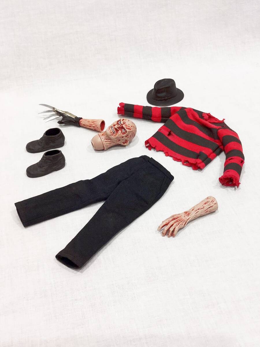 1/6スケール フィギュア 部品と付属品セット エルム街の悪夢 フレディ・クルーガー サイドショー メディコム・トイ カスタム ①拍卖