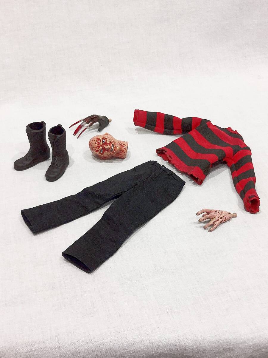 1/6スケール フィギュア 部品と付属品セット エルム街の悪夢 フレディ・クルーガー サイドショー メディコム・トイ カスタム ②拍卖