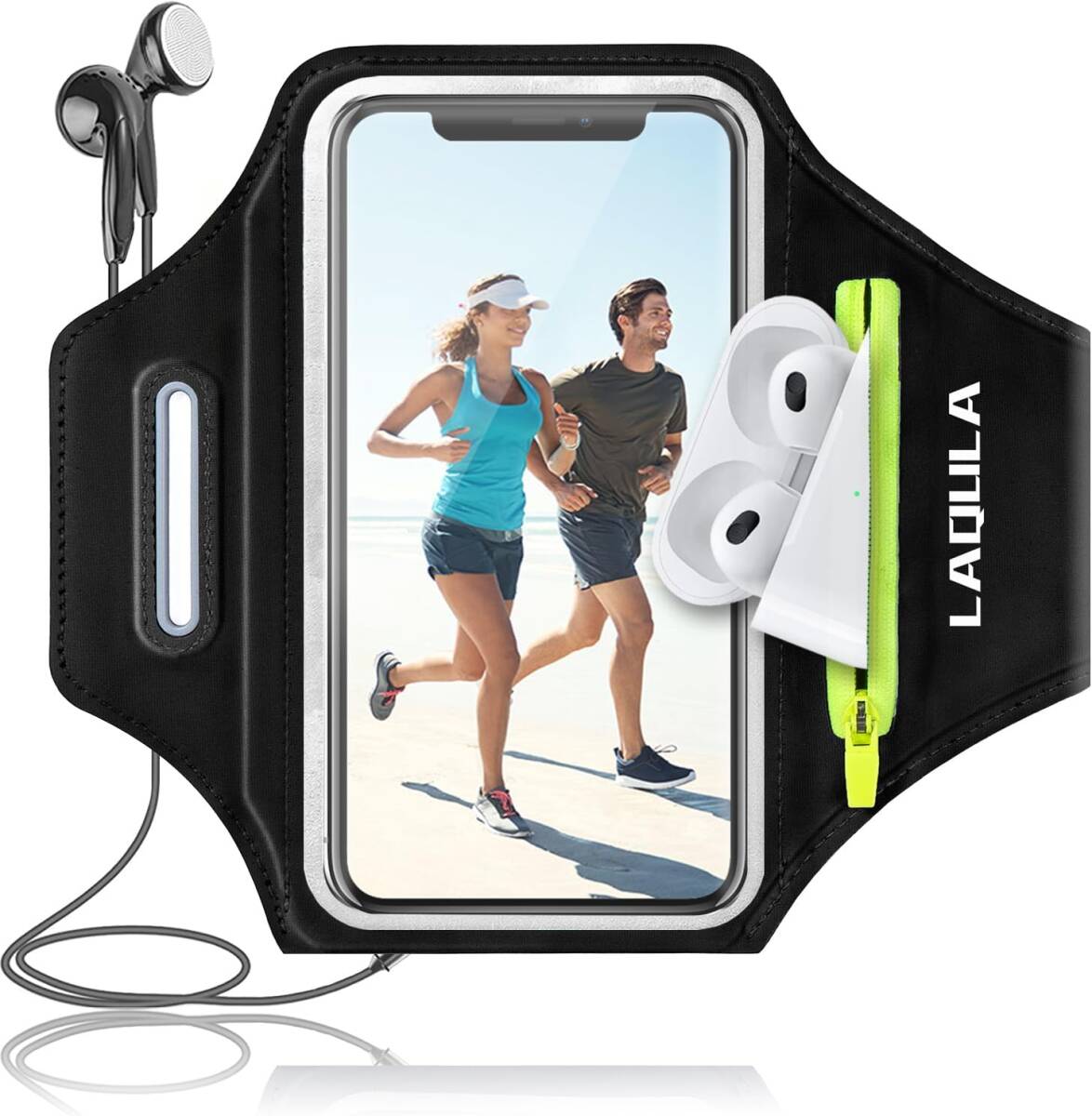 【新品】 ランニングアームバンド スマホ 腕 ホルダー アームバンド 携帯 4.0-6.8インチのスマホに対応 手首・アーム兼用 調節可能拍卖