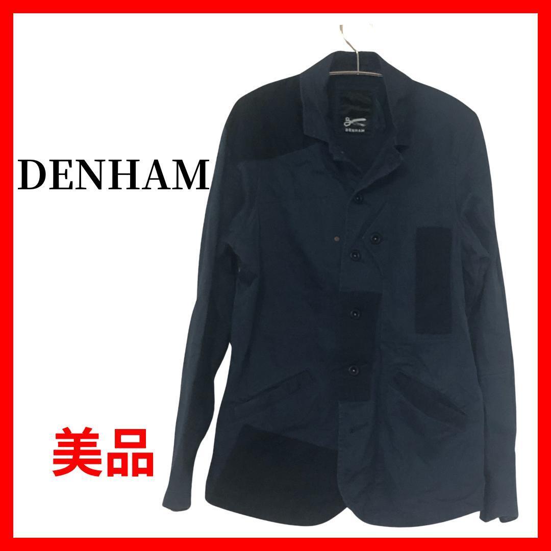 DENHAM デンハム ミリタリージャケット ネイビー シャツジャケットB396拍卖