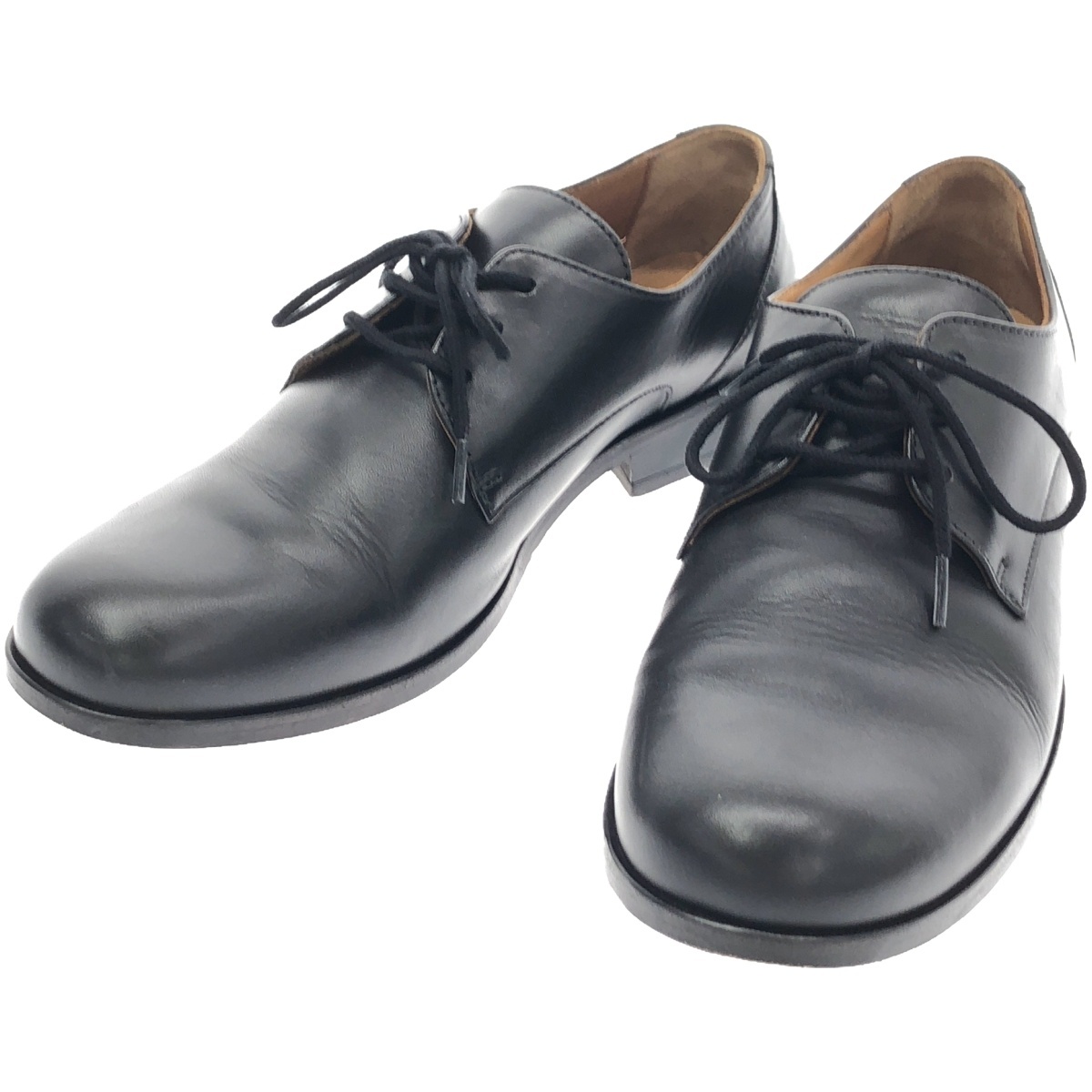 agnes b. アニエスベー Jeanne Derby レザーダービーシューズ ブラック 38(24cm相当) IT9P1WQYSWX4拍卖