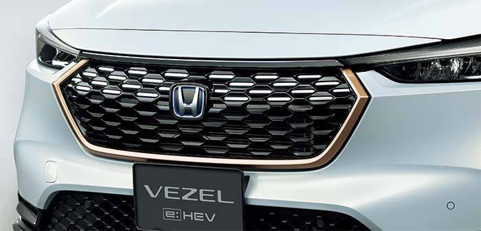 ヴェゼル RV系:純正 フロントグリル Hマーク付き(グロッシーカッパー・メタリック)(G用)拍卖