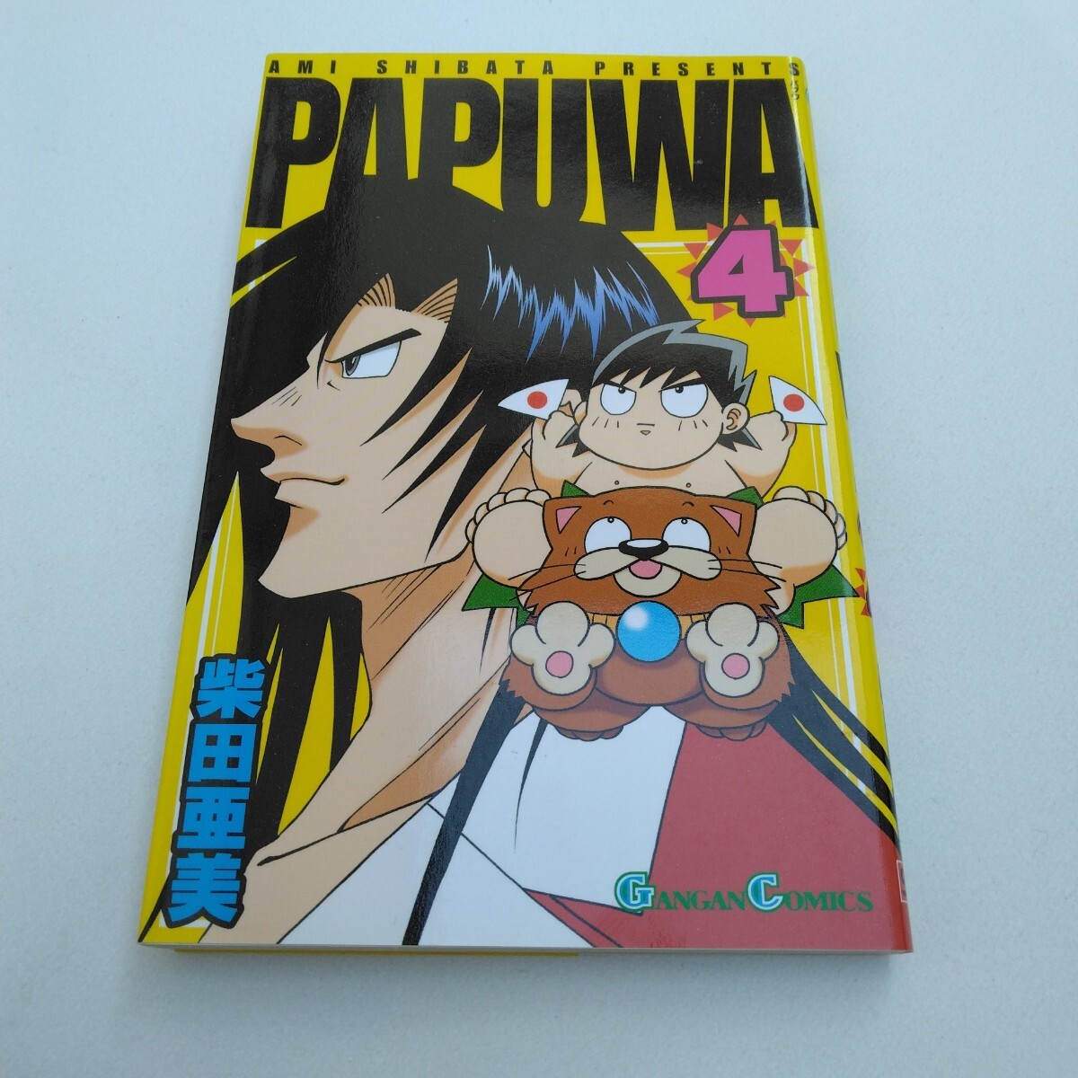 柴田亜美 PAPUWA 4巻 初版本 ガンガンコミックス エニックス 当時品 保管品拍卖