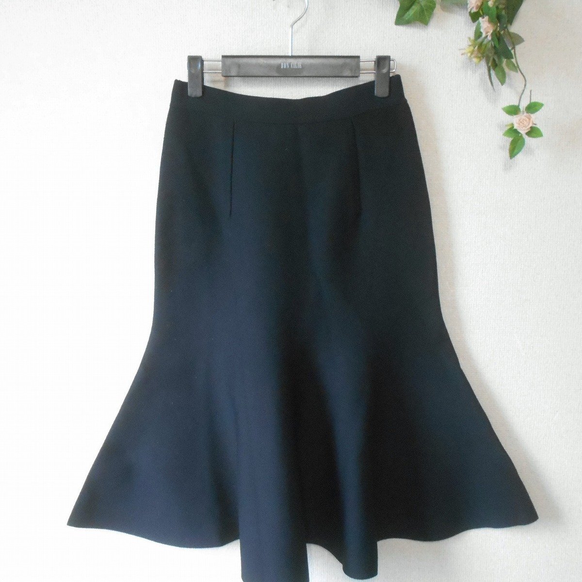 JILL STUART ジルスチュアート スカート ロング丈 フレア レディース 黒 秋 冬 2拍卖