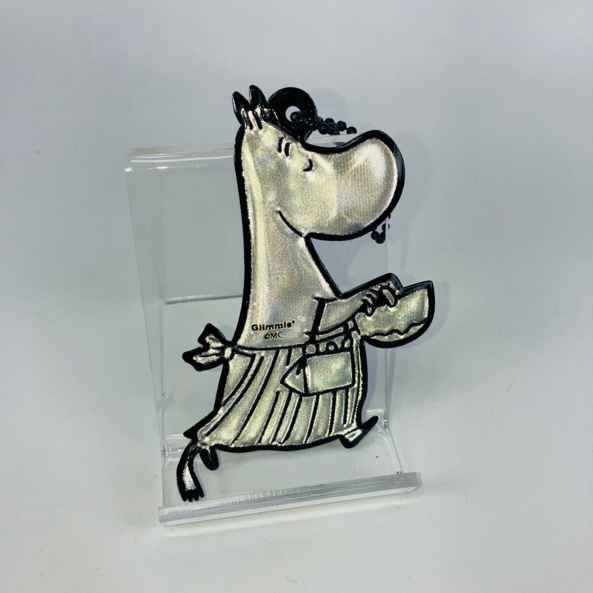 【限定1品】【現状品】Glimmis グリミス ムーミン ムーミンママ ブラック BK 北欧 リフレクター 反射 キーホルダー 再帰性反射素材拍卖