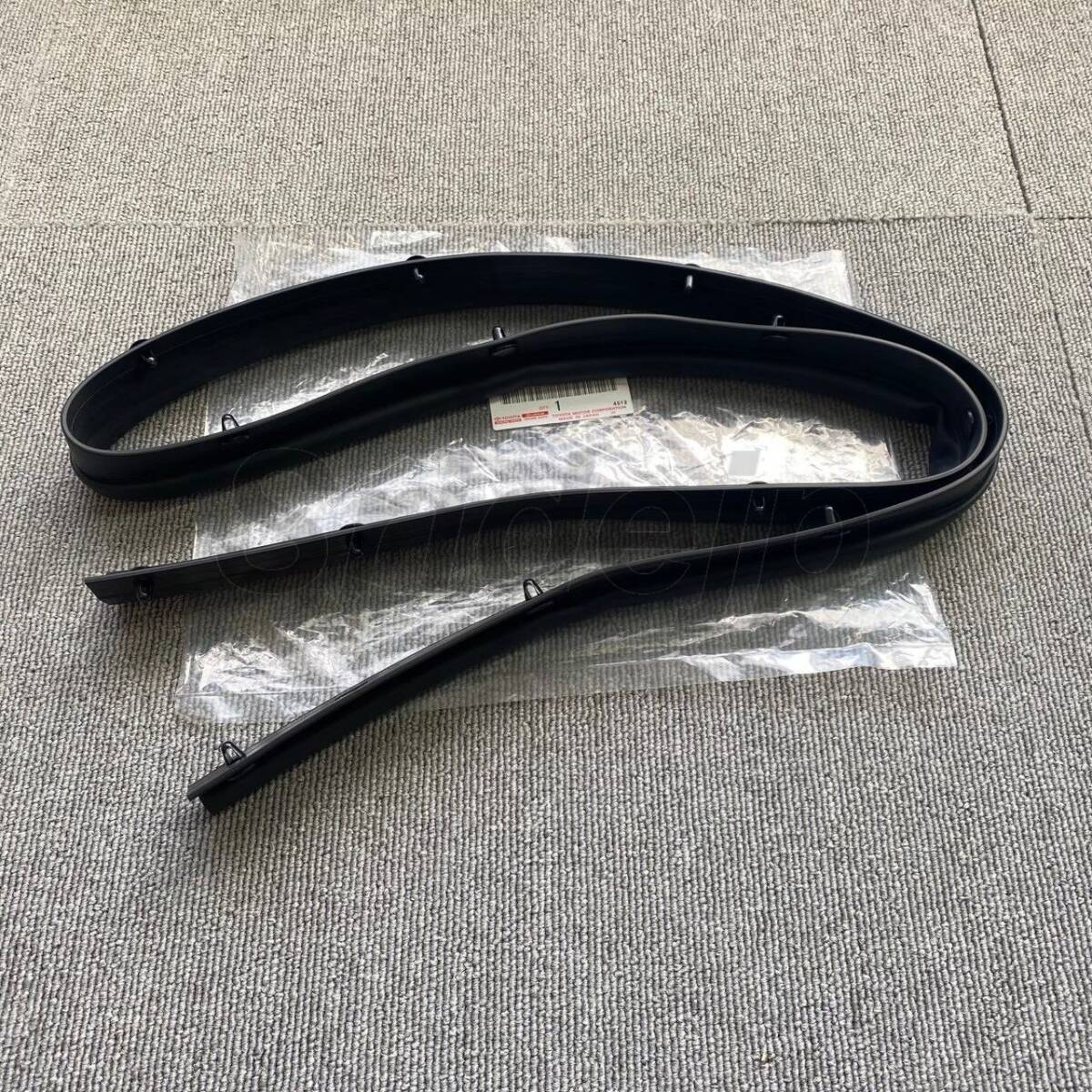 【未使用】トヨタ HDJ101 UZJ100 ランドクルーザー ランクル 純正 モール ヘッドライトシール カバー TOYOTA SEAL HEADLAMP COVER TO HOOD拍卖