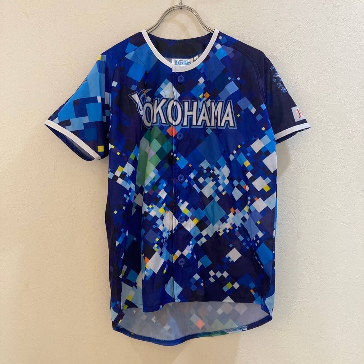 YOKOHAMA BAYSTARS/横浜ベイスターズ 半袖ユニフォームウェア ブルー ジュニア 150拍卖