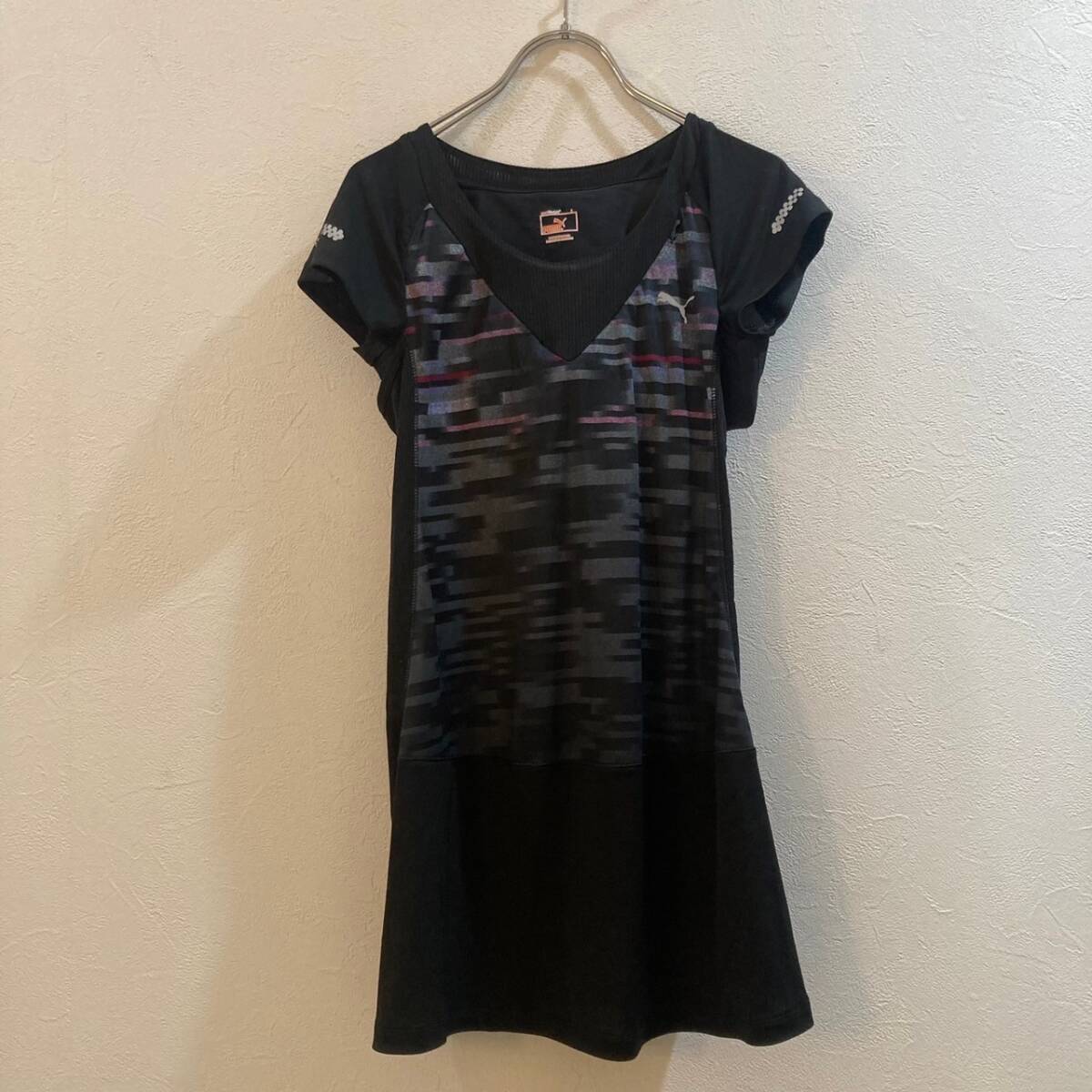 PUMA/プーマ 半袖スポーツウェア ブラック 黒 レディース S拍卖