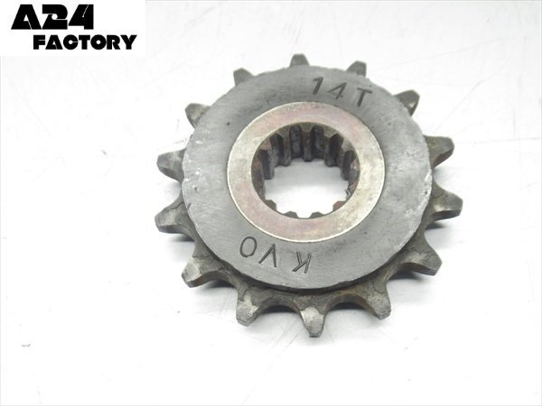 D2R6-1115 ホンダ VTR250 前期 フロントスプロケット ドライブスプロケット 14丁 【MC33-101~ キャブ車 動画有】拍卖