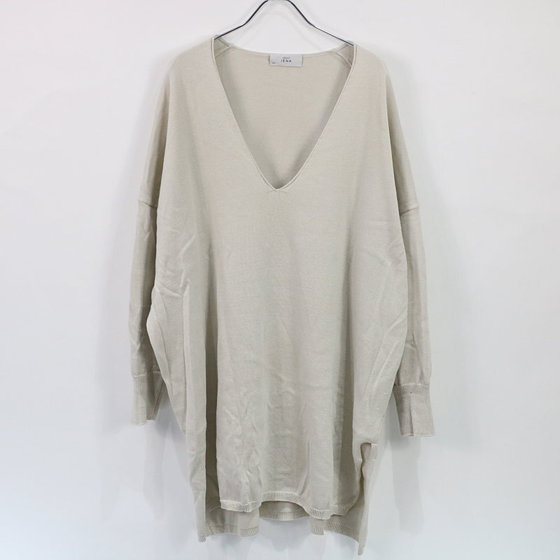 IENA / イエナ | 2021SS | maison GIZAコットンダブルシルケット チュニック | F | グレーB | レディース拍卖
