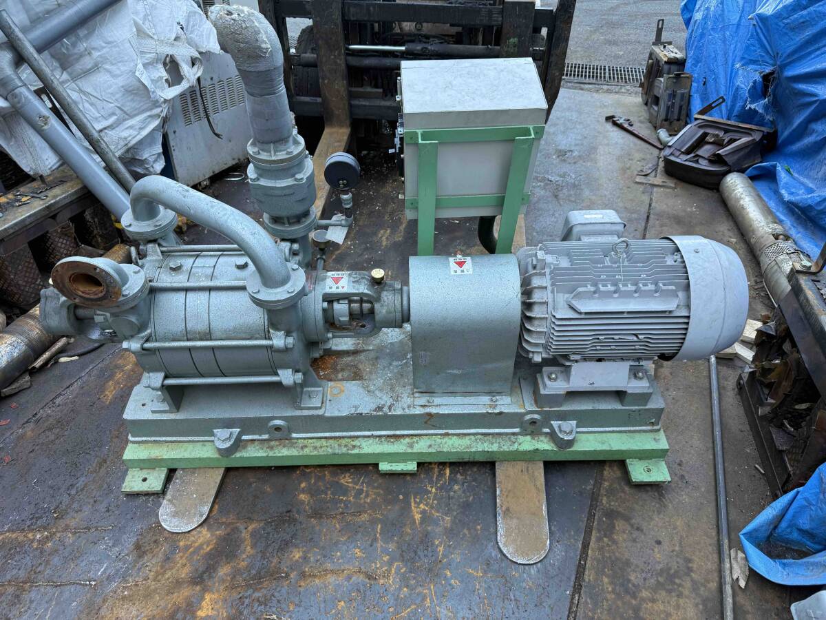 (KL05)★モーター 3PHASE INDUCTION MOTOR 東芝 電動機 中古 11KW 4POLES拍卖