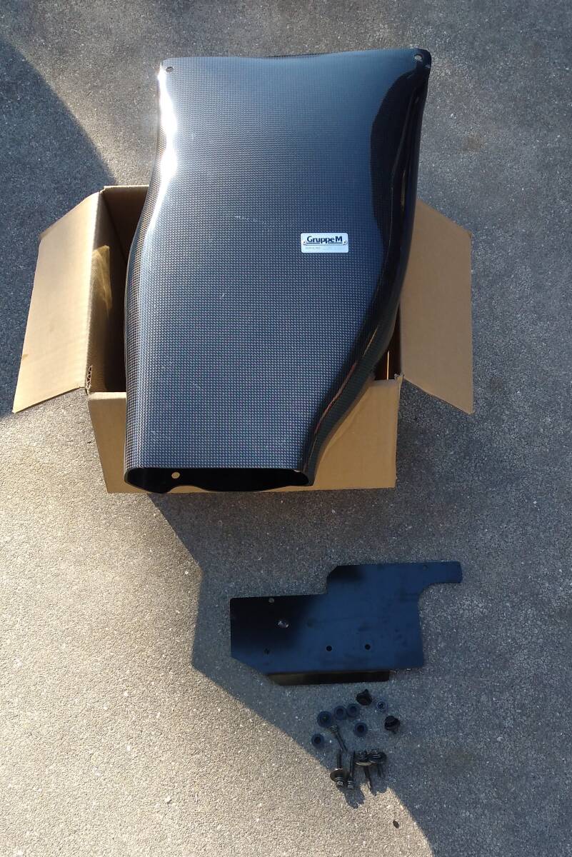 【激レア!GruppeM カーボンエアクリーナーダクト カバー スズキ HA36S アルトワークス 専用 エアクリ シリアルナンバー入り カスタム】拍卖