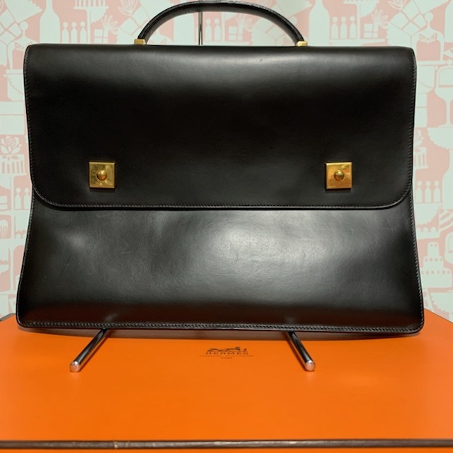 HERMES エルメス ダニューブ ビジネスバッグ拍卖