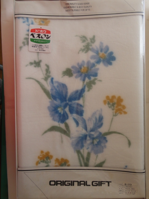 花柄のシーツ アクリル100% 140×240センチ拍卖