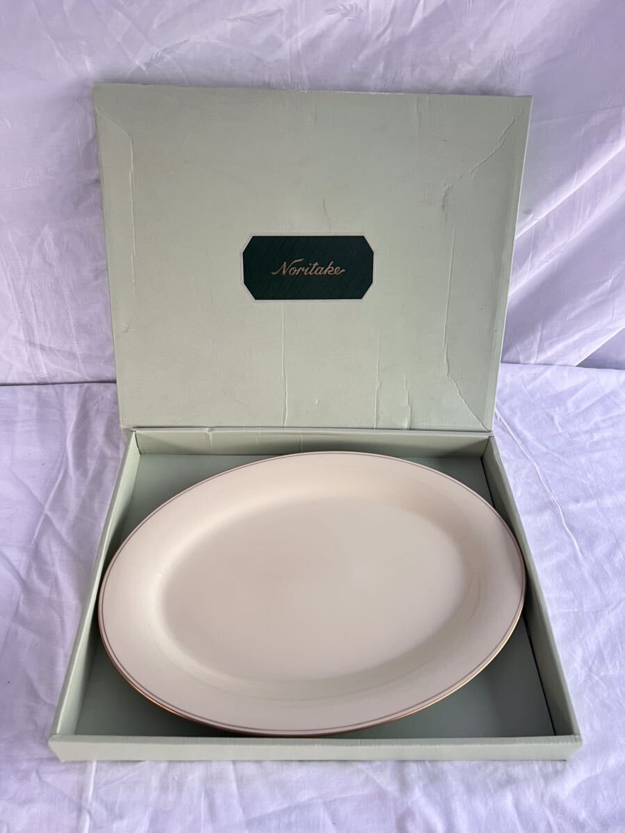 ◆未使用◆ノリタケ Contemporary Fine China オーバルプレート 大皿 パーティー皿◆B-1925拍卖