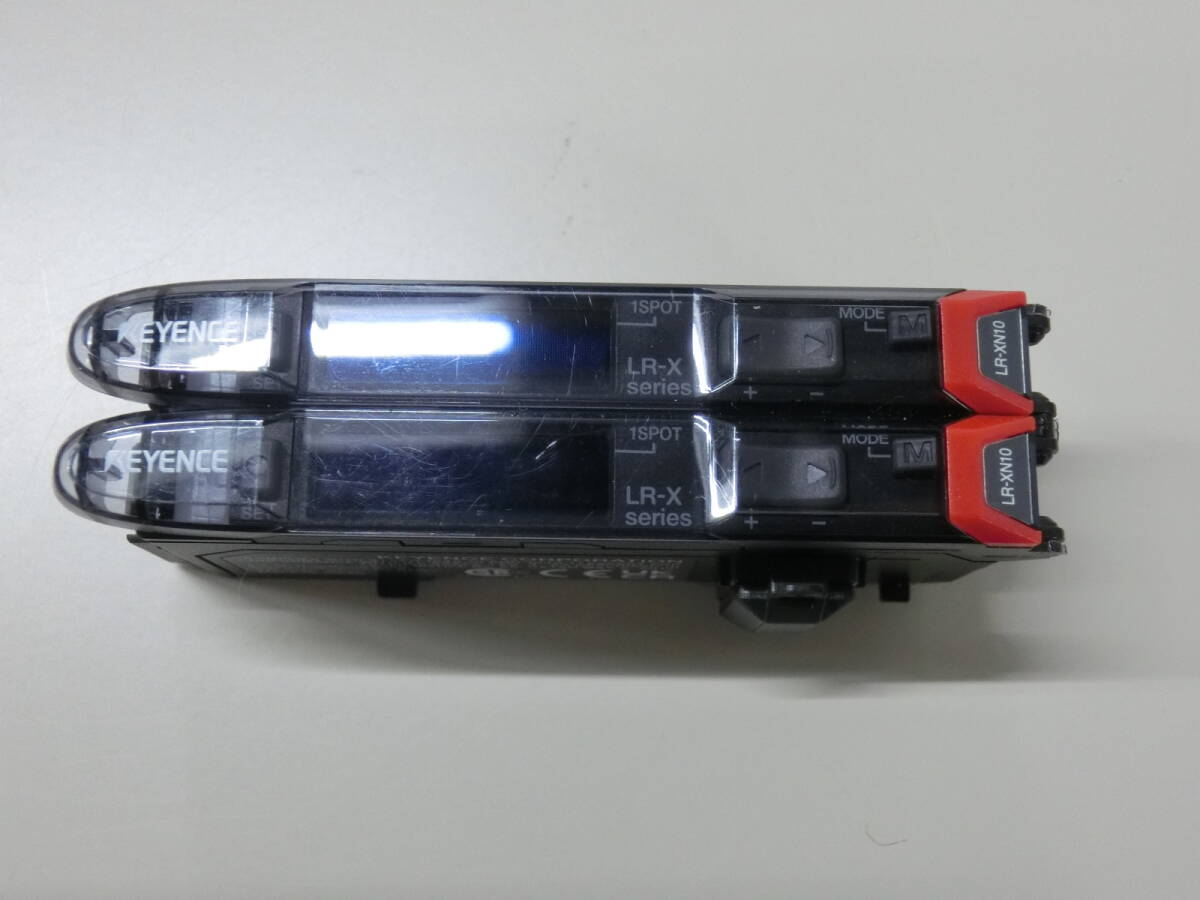 KEYENCE LR-XN10 CMOSレーザセンサ アンプ分離型 アンプユニット ゼロラインタイプ 子機 2個SET 中古美品拍卖