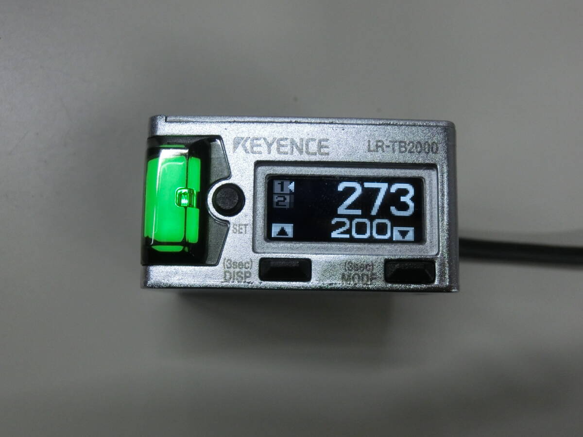 KEYENCE LR-TB2000 アンプ内蔵型TOFレーザセンサ 検出距離2m 中古美品 002拍卖