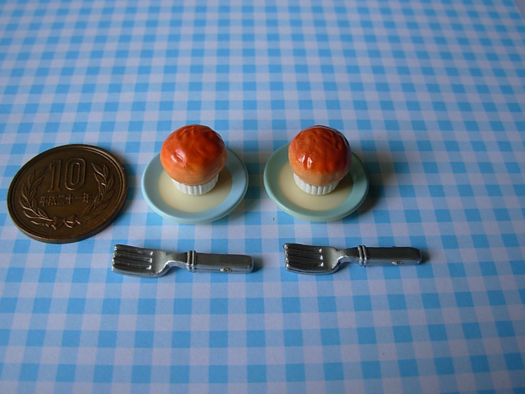 ◆ シルバニアファミリー パイ包みスープ・お皿・フォーク 各2個 料理 キッチン小物 ◆拍卖