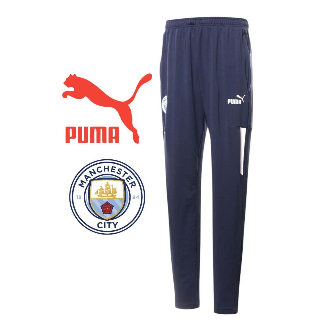 【新品特価!定価8250円が64%OFF!】プーマ PUMA ジャージパンツ マンチェスターシティ/MCFC 767781-25/2/インターサイズL拍卖