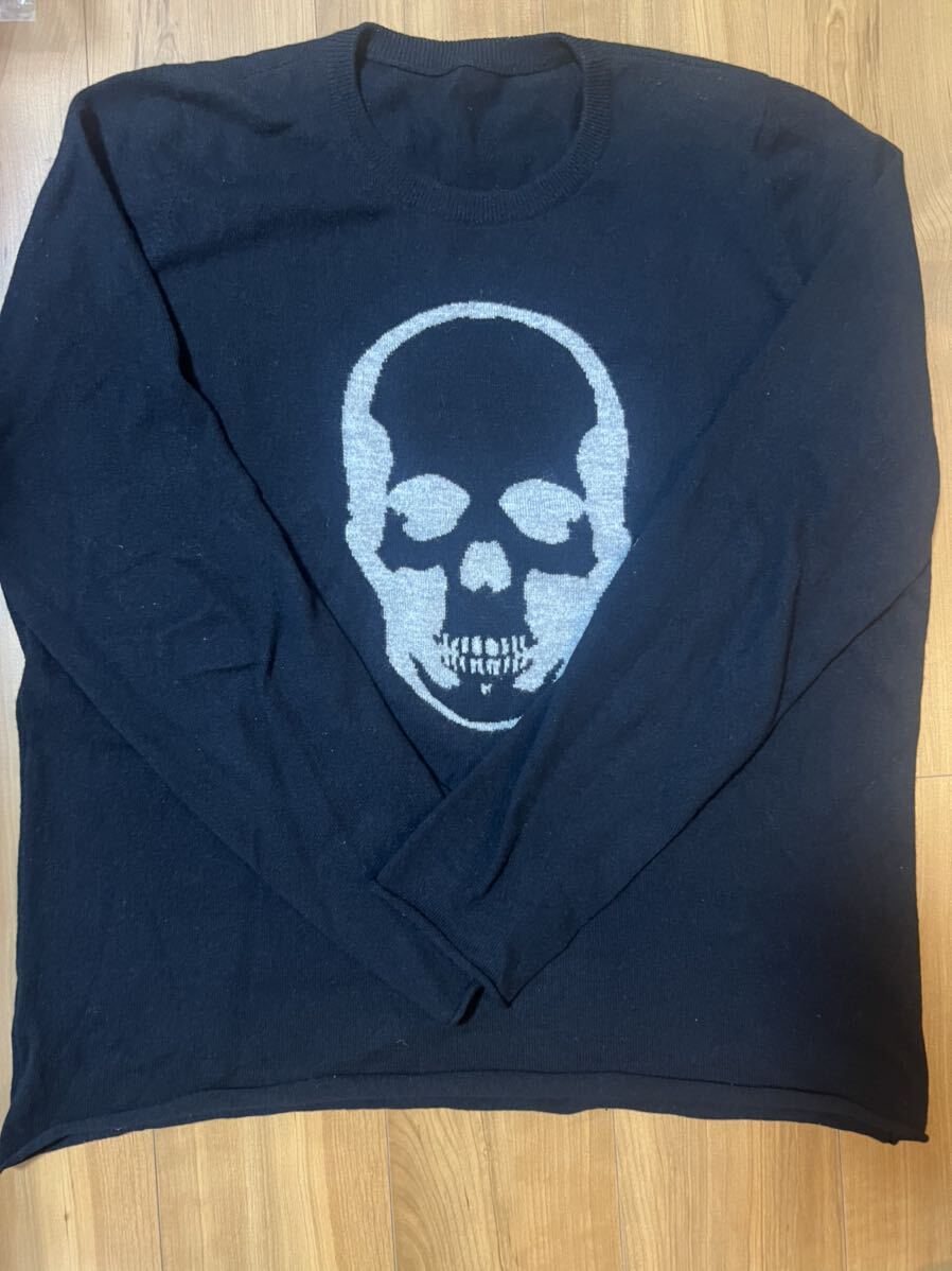 ルシアンペラフィネ カシミヤセーター 長袖 ブラック 拍卖