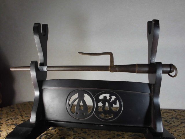 ☆★骨董天国☆★名品!!珍品!!十手(12・銘入り・鉄)拍卖