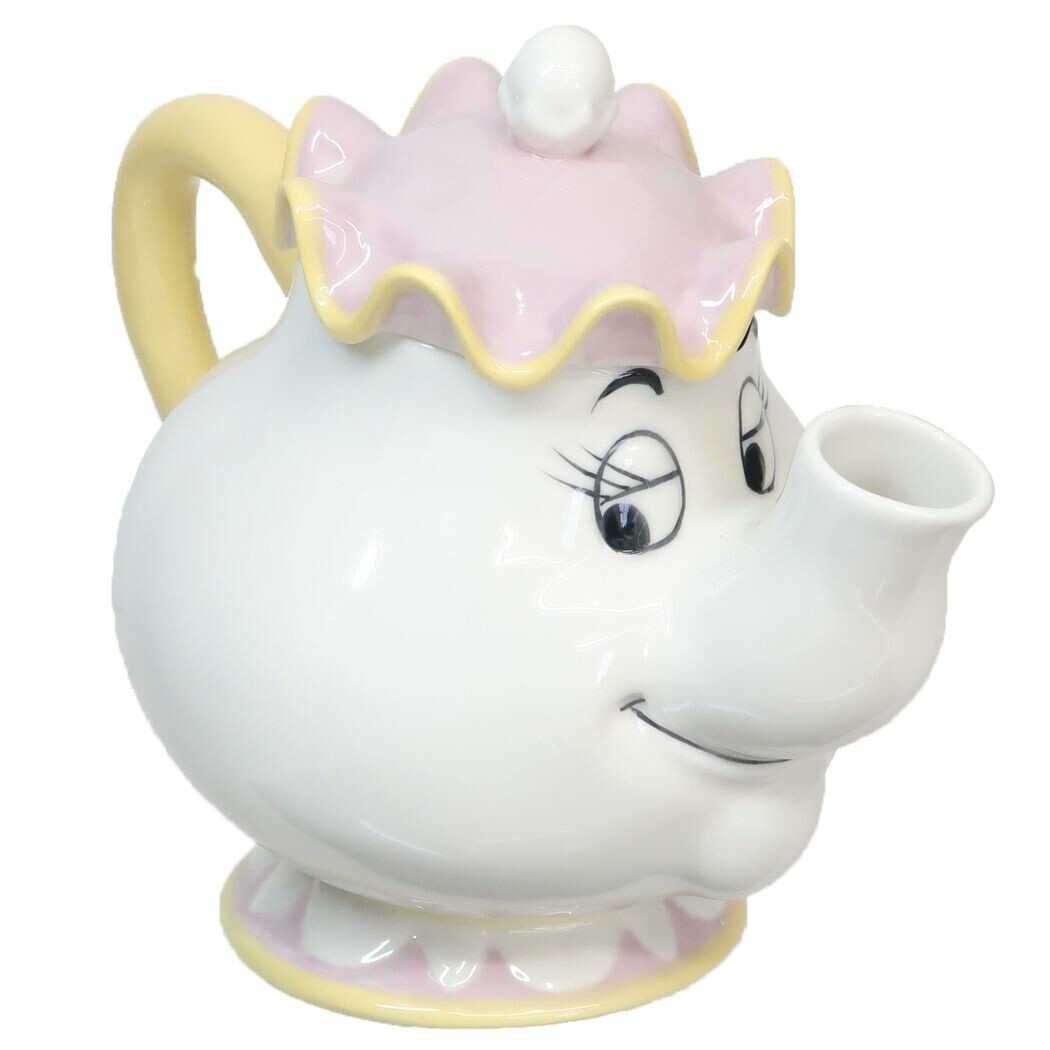 ディズニー! ☆美女と野獣ティーポット・ポット夫人☆ 新品 コーヒー 紅茶 ミルク ラテ エスプレッソ カプチーノ 急須 土瓶 やかん BR拍卖
