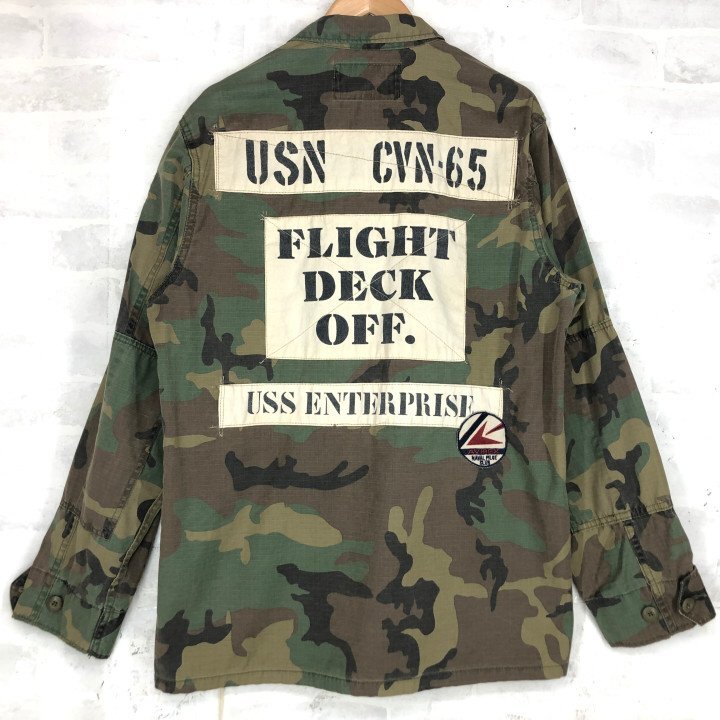 AVIREX アヴィレックス パッチド リップストップ ミリタリージャケット 6182129 SIZE: XL カモフラ 迷彩 MH632024110207拍卖