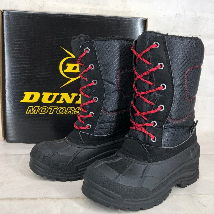 DUNLOP ダンロップ 箱有 キッズ 軽量 スノーブーツ SIZE: L (22cm~22.5cm) ブラック KU632024111103拍卖