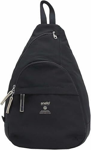 人気のアネロ グランデモイスト軽量 ボディバッグ/ブラック拍卖