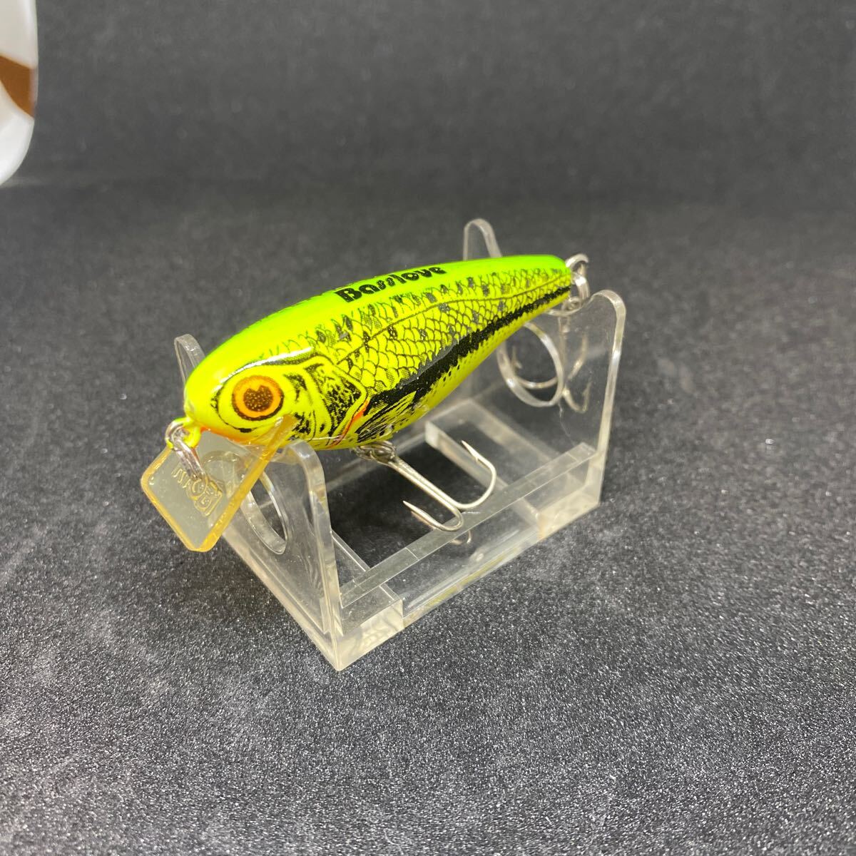 OLD RYOBI BASS LOVE オールド リョービ バスラブ ナチュラルプリント 検ビル ノーマン レーベル ボーマー バグリー B級 ルアー 5.5cm 7.7g拍卖
