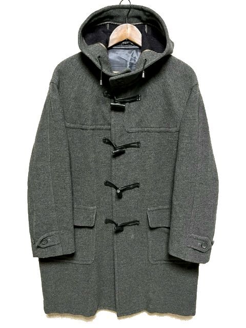 ★ITALY製★90's BARNEYS NEWYORK×RED'STER バーニーズニューヨーク ウール×アルパカ×モヘア ダッフル コート 46★高級 イタリア製 OLD拍卖