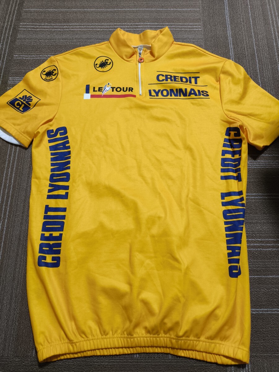 サイズ:VI(XL) イタリア製 CASTELLI(カステリ) 半袖 ハーフジップ サイクルジャージ拍卖