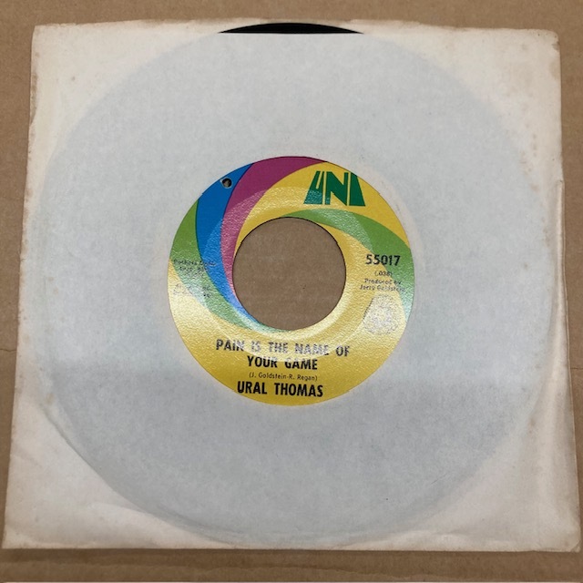 【EP】Ural Thomas Pain Is The Name Of Your Game / Since You Went Away UNI Records 55017 拍卖