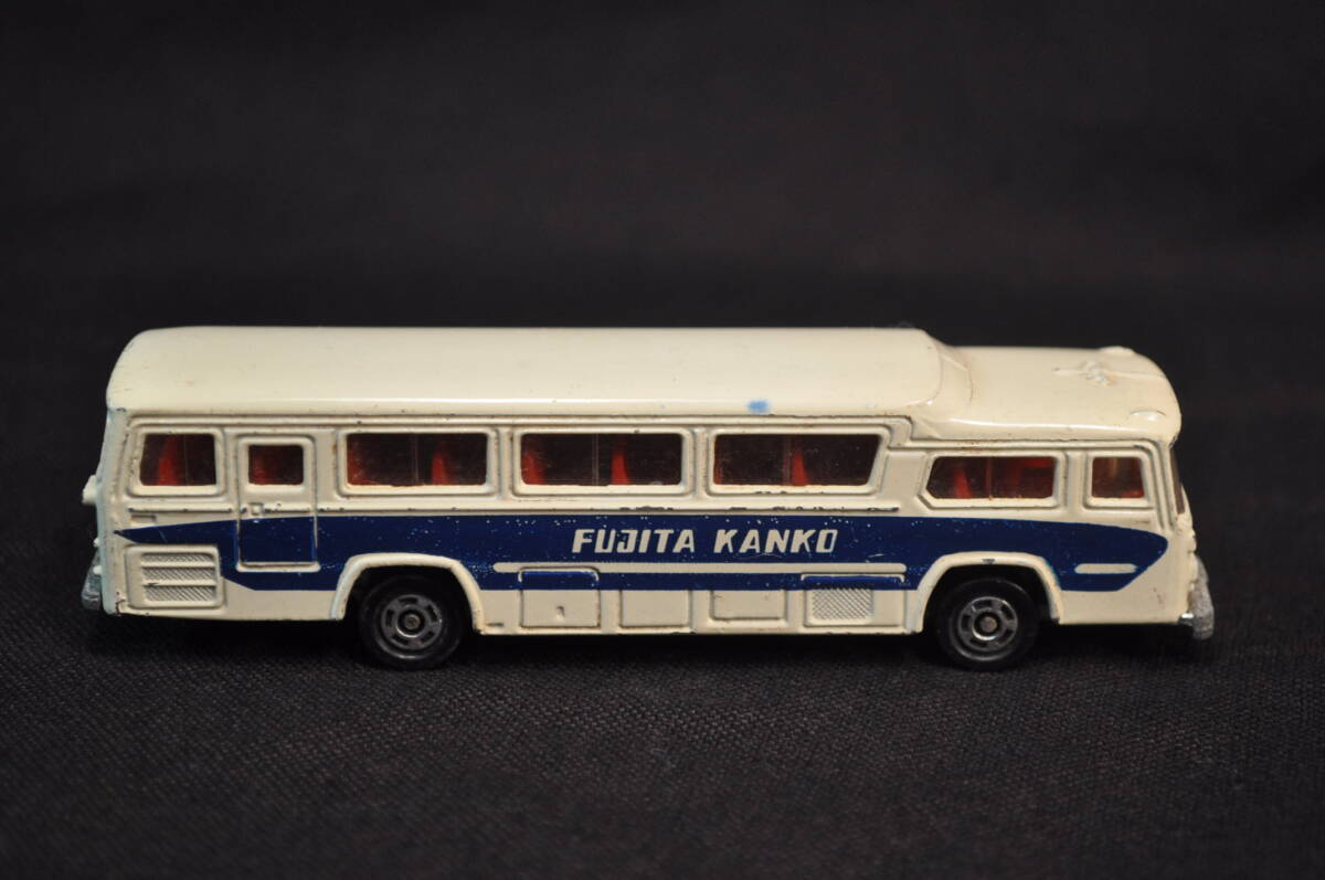 102 昭和レトロ ビンテージ TOY トミカ No.L4 SEMI DECKER BUS FUJI FUJITA KANKO 観光バス 111拍卖