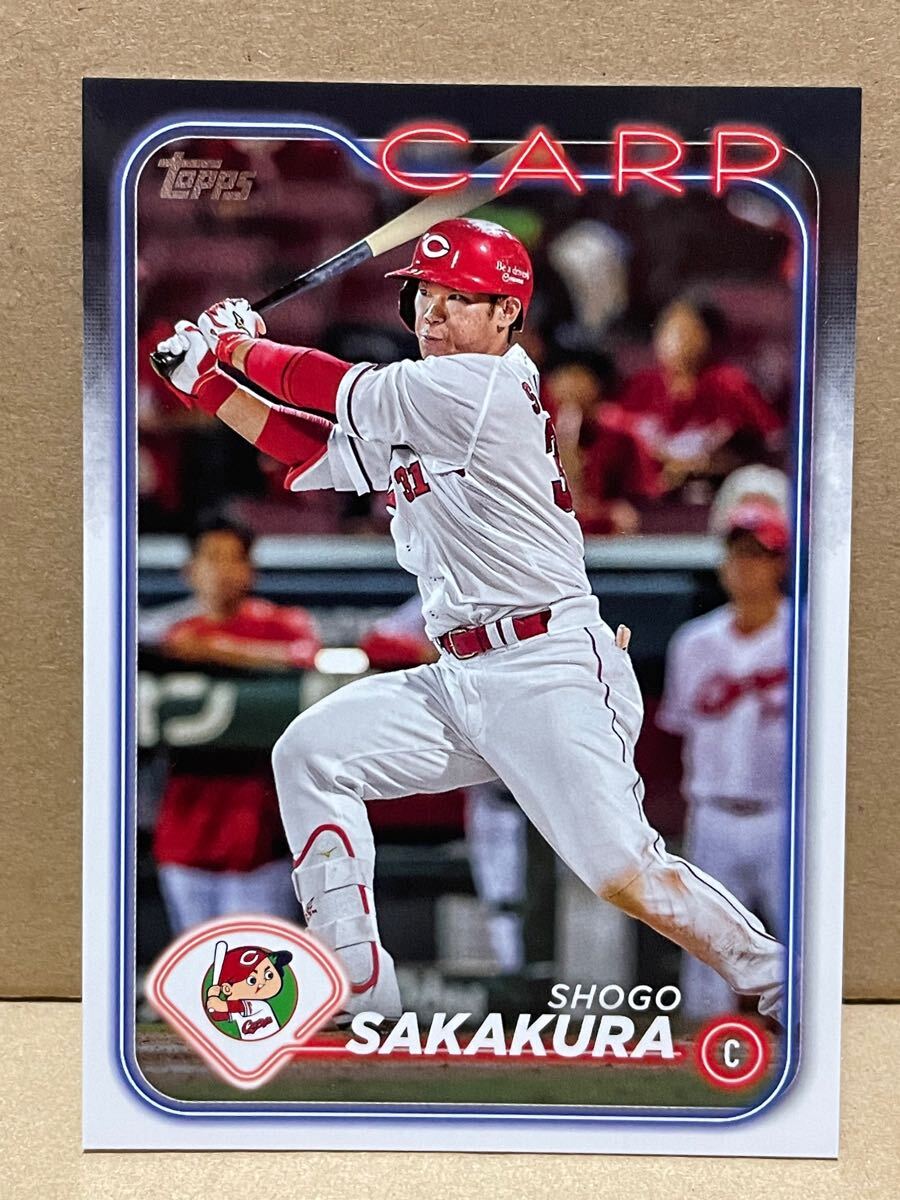 Topps トップス 2024 NPB ベースボールカード 182 坂倉将吾 広島東洋カープ拍卖