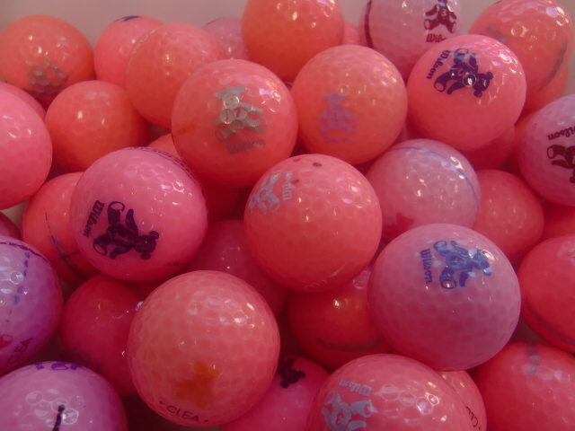 ロストボール Wilson ベアー ピンク 50球拍卖