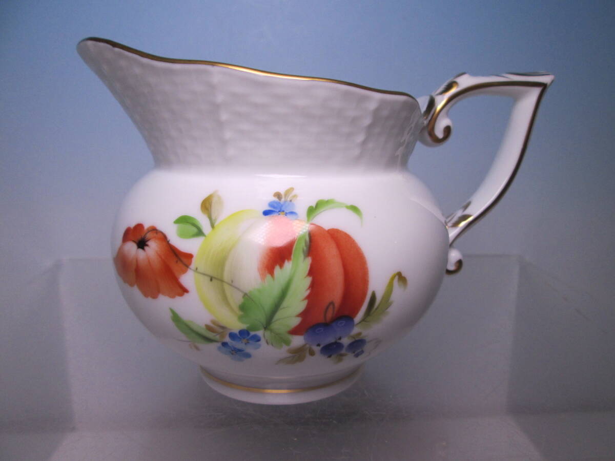 ☆HEREND ヘレンド フルーツコンポジション ミルクピッチャー 642/CFR G92 ハンガリー 拍卖
