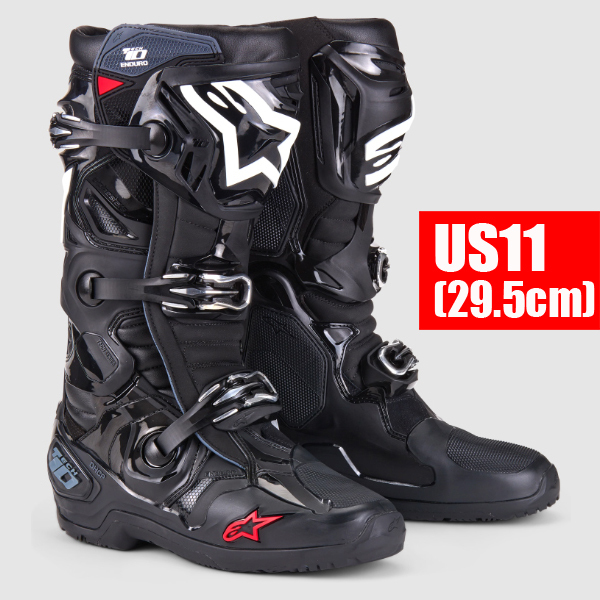★即納★【15%OFF】ALPINESTARS TECH10エンデューロブーツ ブラック/US11(29.5cm) 【送料サービス】拍卖