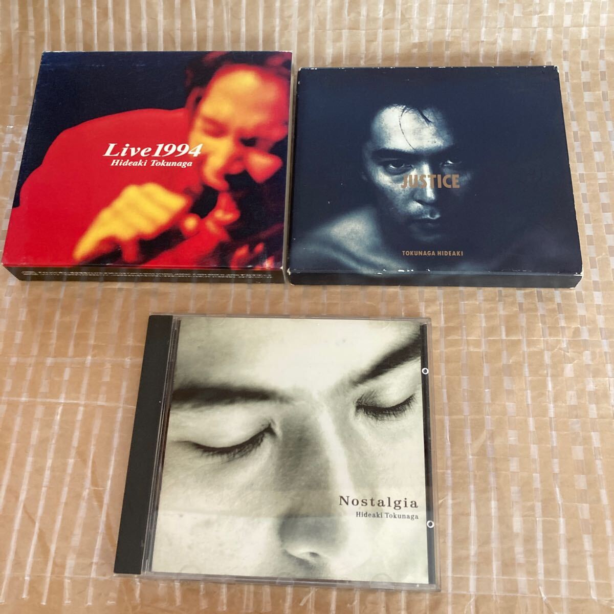 n 3486 徳永英明/LIVE 1994/JUSTICE/ノスタルジア Nostalgia/(CD) 3点セット拍卖