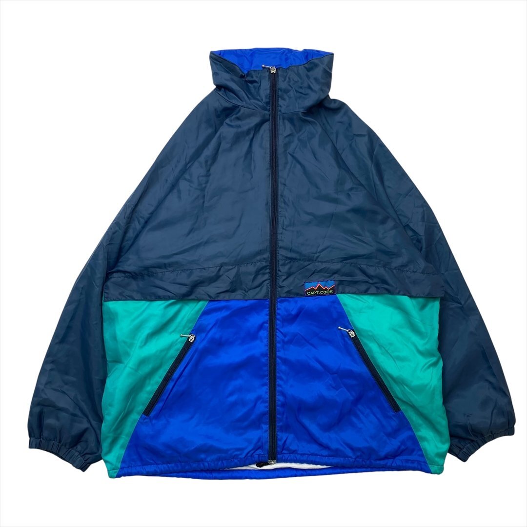 CAPT.COOK アウター ネイビー 古着 メンズ FREE カジュアル ストリート ヒップホップ クリーニング済み拍卖