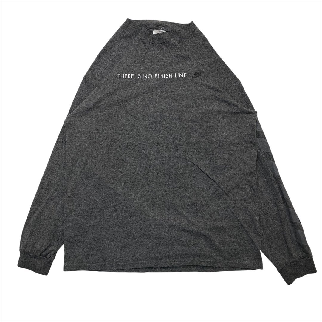 ナイキ スウェット グレー NIKE 古着 メンズ L シンプル ストリート カジュアル クリーニング済み拍卖