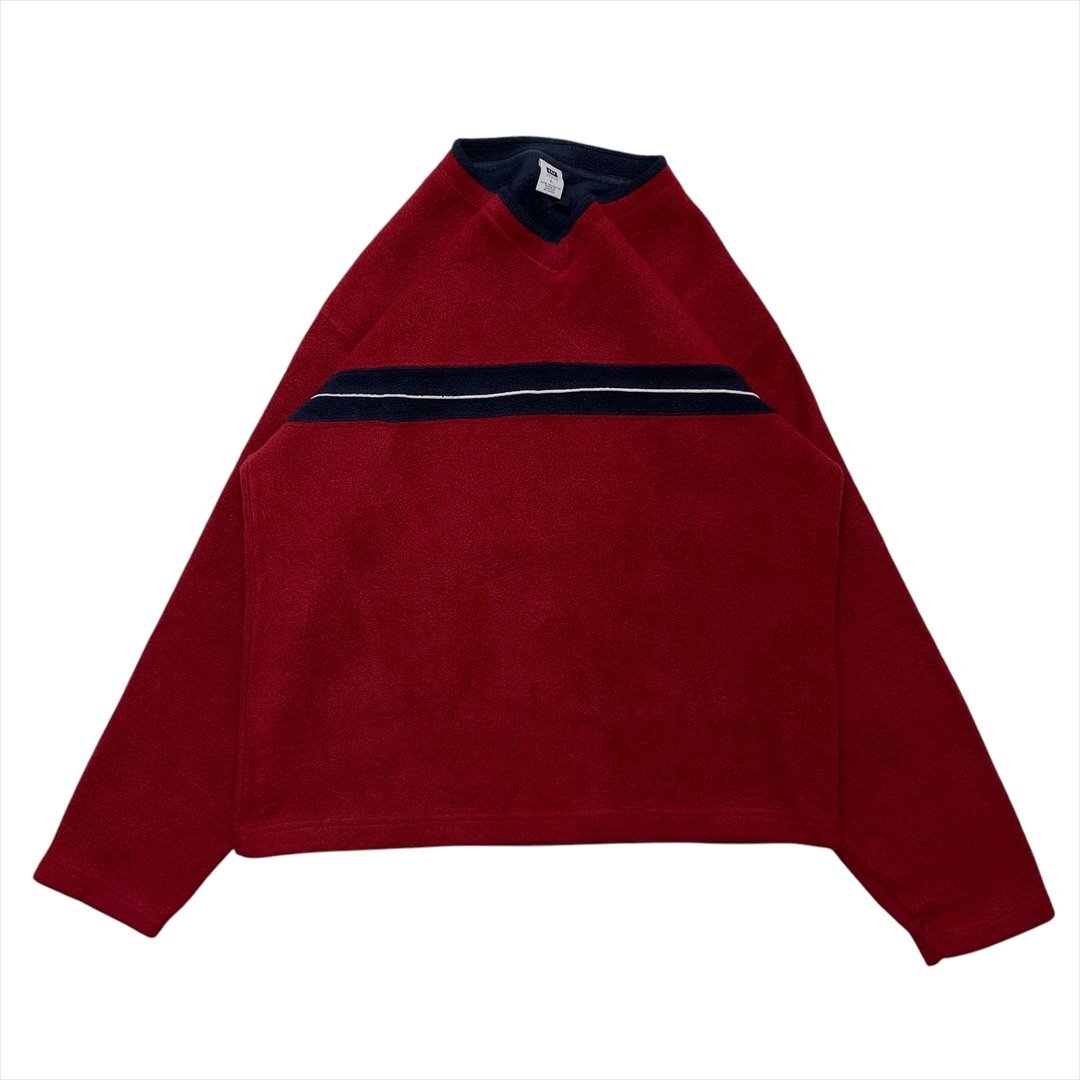 ギャップ スウェット レッド GAP 古着 メンズ L フリース ストリート クリーニング済み拍卖