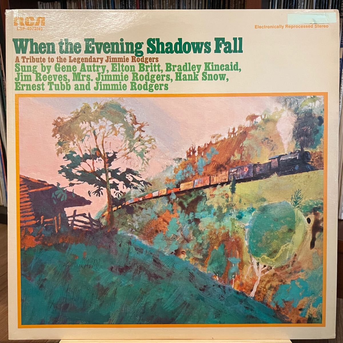 【US盤Org.深溝】Elton Britt, Ernest Tubb, Hank Snow etc. A Tribute To The Legendary Jimmie Rodgers (1968) RCA Victor LSP-4073拍卖