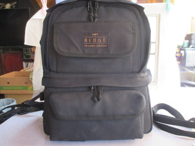 K204【LUFT RIDGE ルフト オリジナルカメラバッグ バッグ リュックサック】 ブラック拍卖