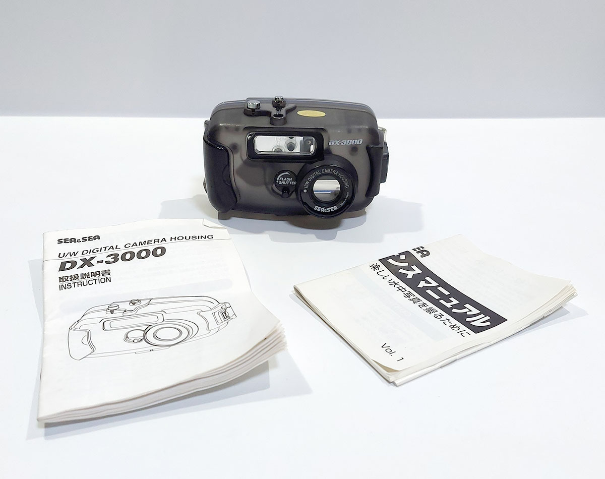 SEA&SEA デジタルカメラ用 水深55m 防水 水中 ハウジング DX-3000 リコーRR-30用 動作未確認の為ジャンクとして ya1922拍卖
