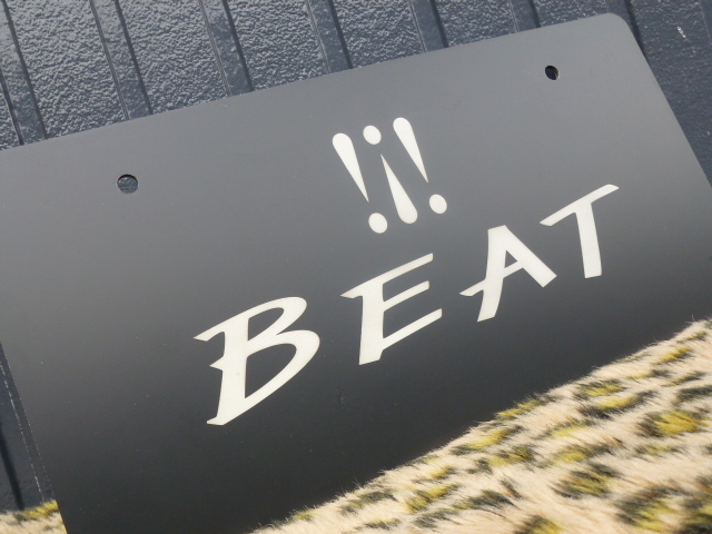 【新品!純正!】ホンダ ビート 当時物 正規品 ナンバープレート マスコットプレート 展示プレート PP1 S660 化粧プレート BEAT 旧車拍卖
