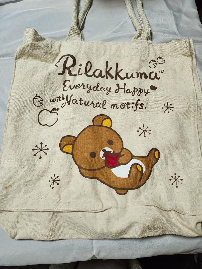 リラックマ トートバッグ 帆布製 USED 使用感あり拍卖
