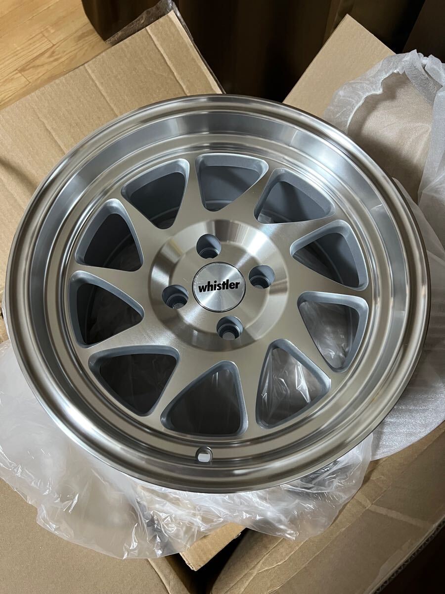 Whistler Weels KR7 15インチ 4H100 8J-0 2本のみ拍卖